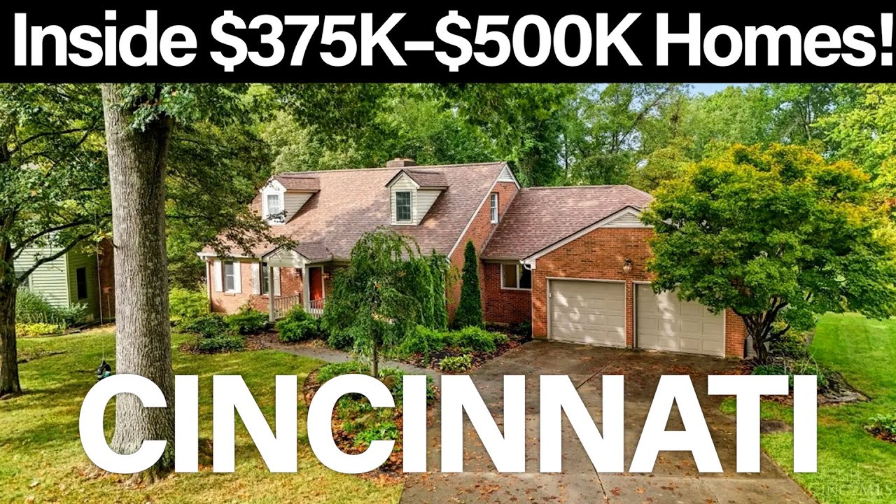 Хотите купить дом в Цинциннати? Узнайте, что можно купить за 375–500 тысяч долларов.