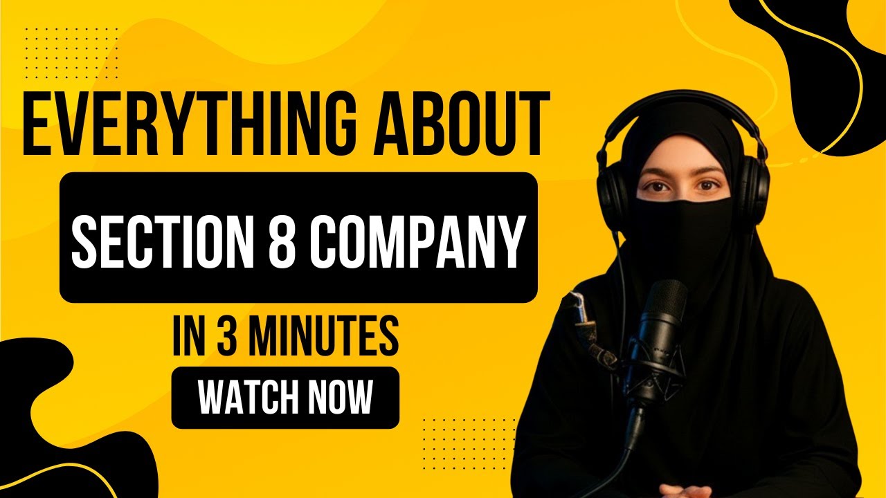 Section 8 Company Explained &ndash; #section8company  #MCARegistration #companylaw