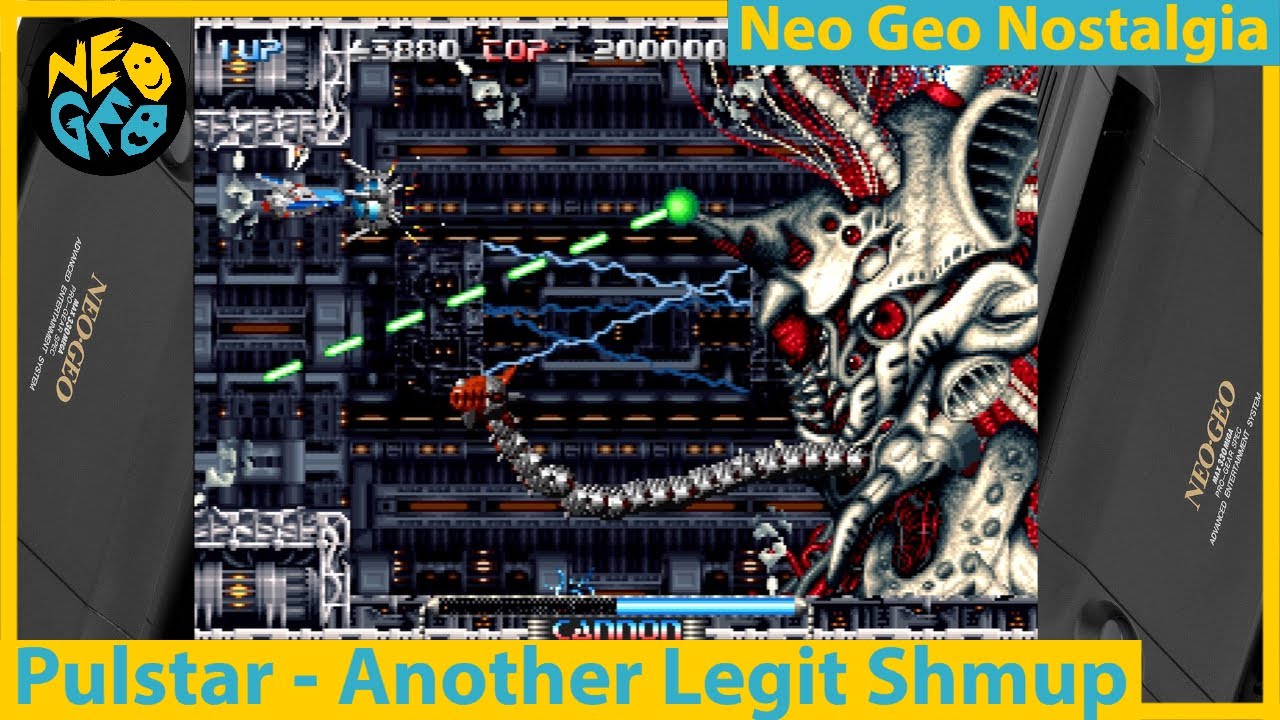 SHMUP Nirvana! Pulstar! One of the BEST Shmups on Neo Geo! SNK's R-Type! Neo Geo AES / MVS