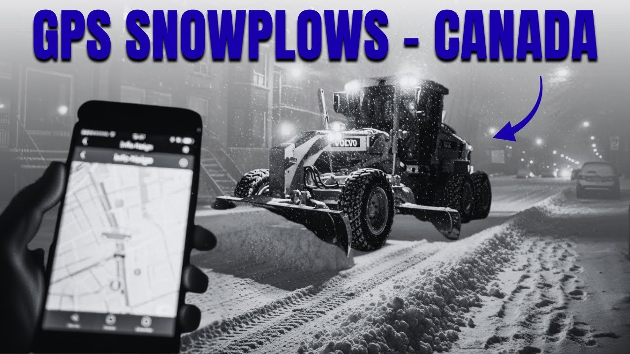 The GPS-Equipped Snowplow Montreal Uses Today - That Residents Can Track Live on City Websites