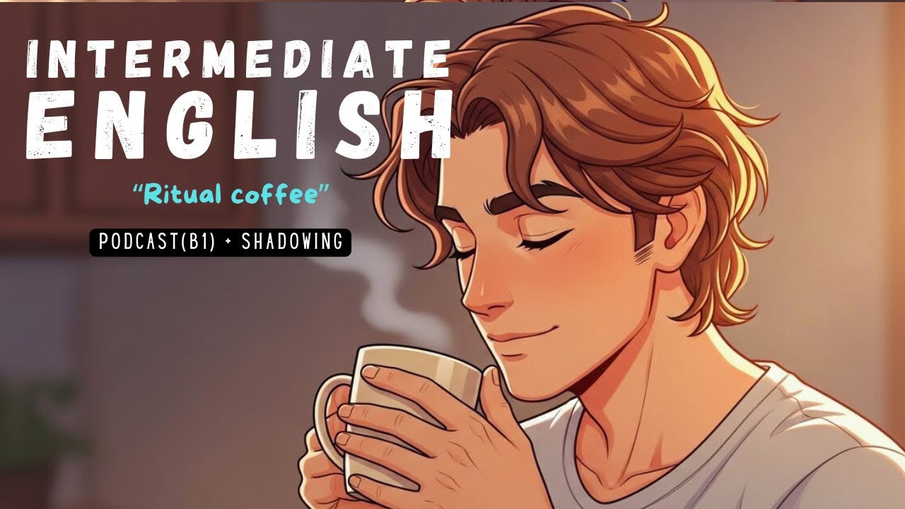 «☕Утренний кофейный ритуал (B1) | Аудирование на английском — Прекратите переводить»