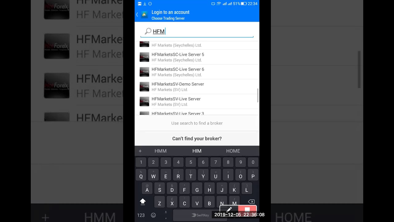 How to link Hotforex Demo Account to MT4 on Mobile