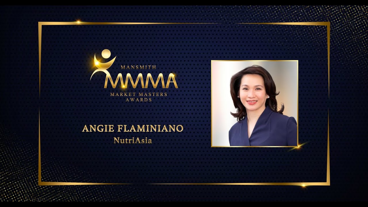 5th Mansmith Market Masters Awards - Angie Flaminiano (NutriAsia)