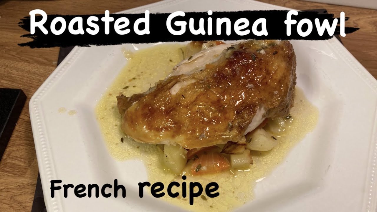 How to perfectly roast Guinea fowl. Golden and juicy, with tasty vegetables all in one oven dish.
