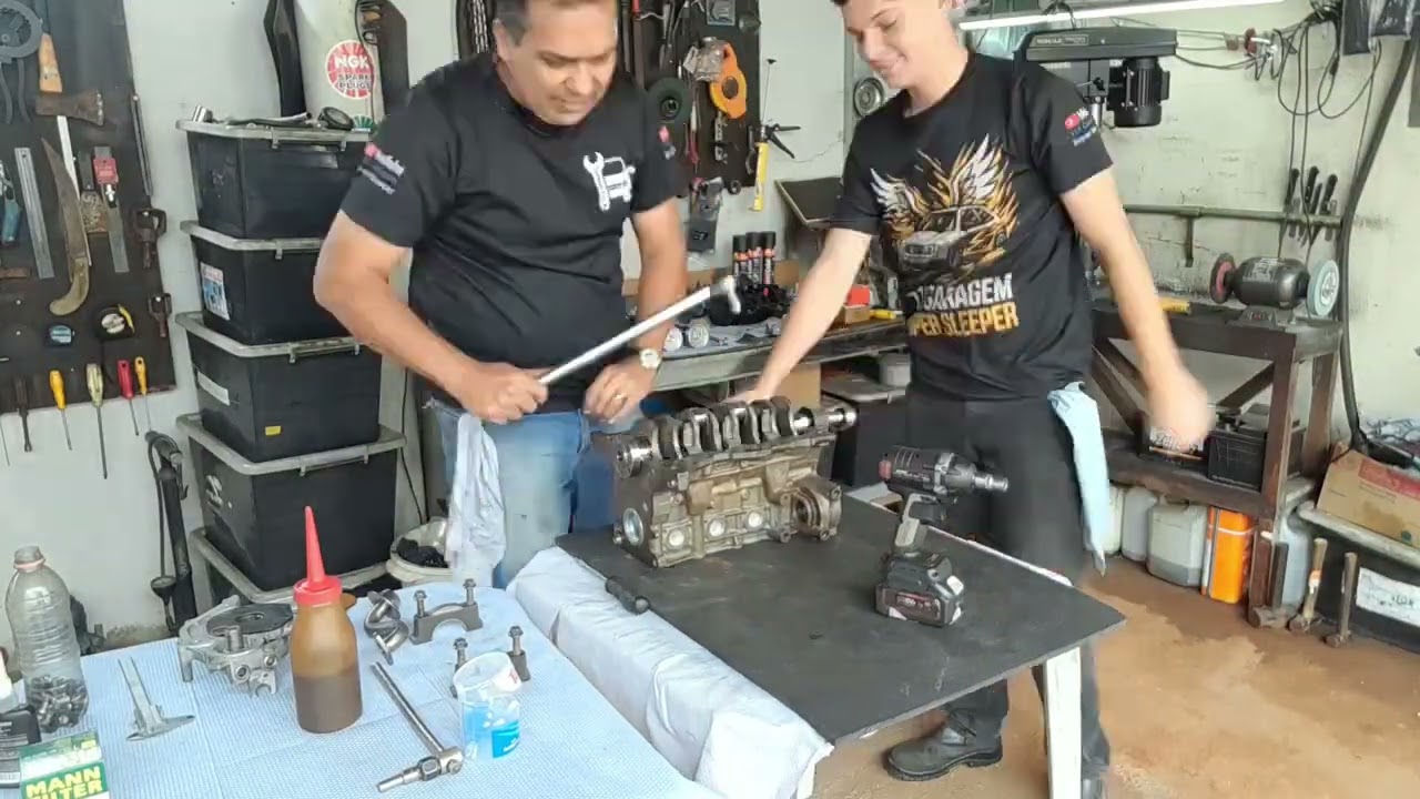 Montagem Motor FIRE 1.4 SS Super Sleeper.