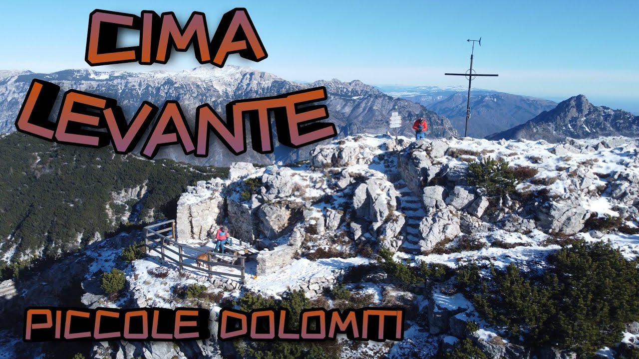 Cima Levante dal sentiero delle crestine - Piccole Dolomiti