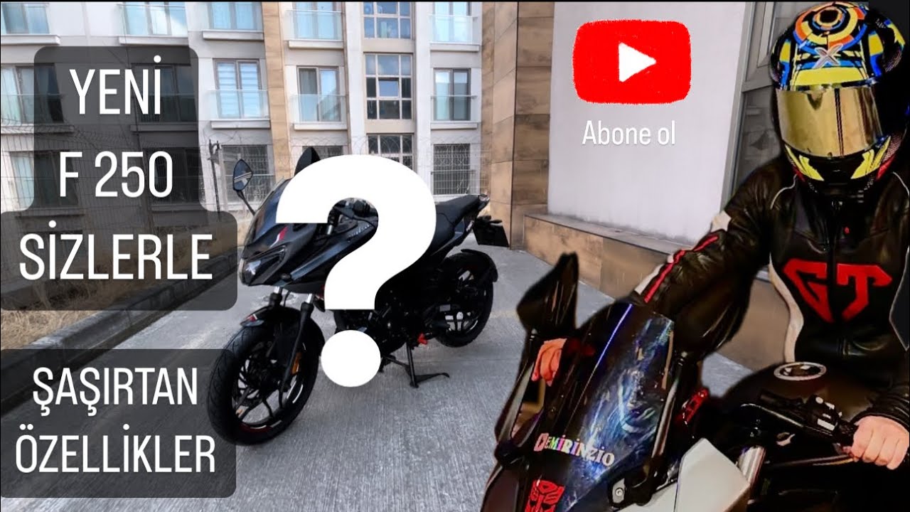 YENİ MOTORUMUZ !!! PULSAR BAJAJ F 250 (ferrari) İNCELEMESİ