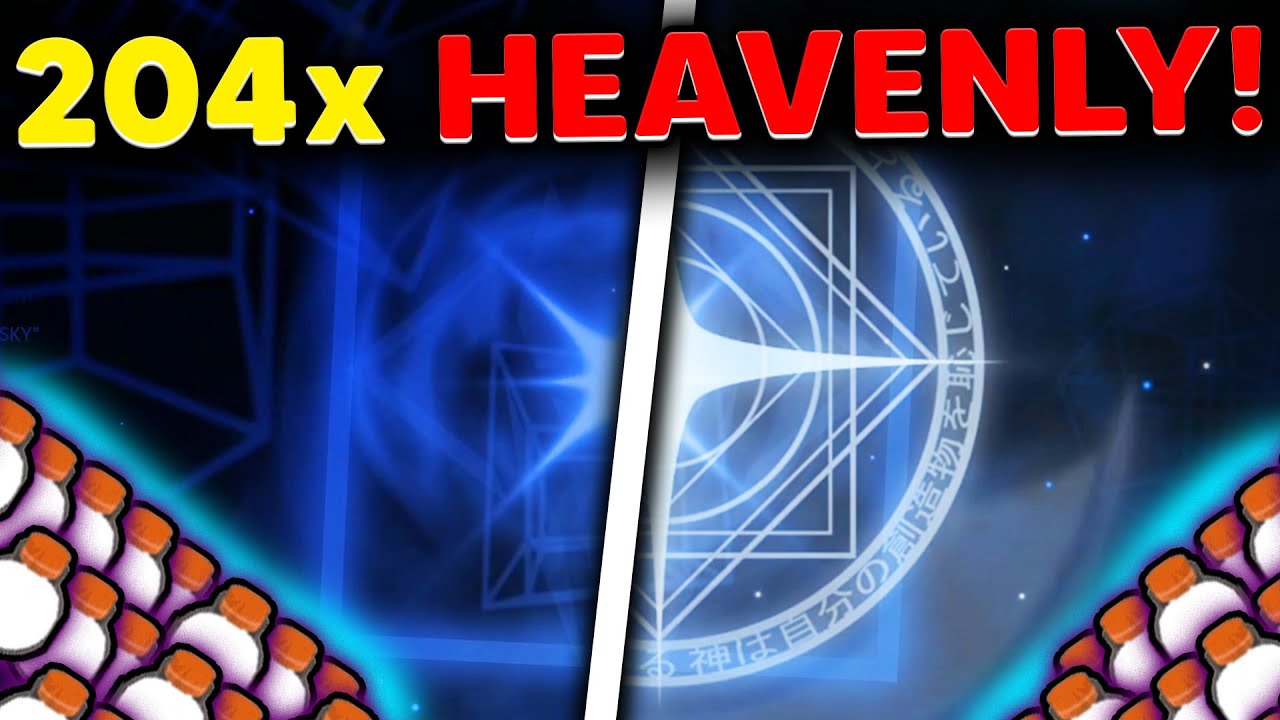 WHAT 204 HEAVENLY POTIONS Gets You In Sol's RNG...