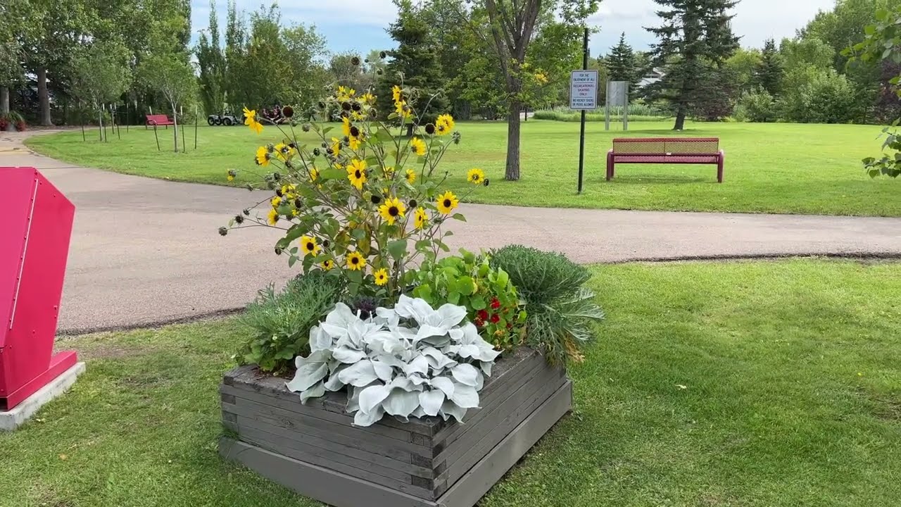 Leduc, Alberta Canada-Downtown, and Telford Lake