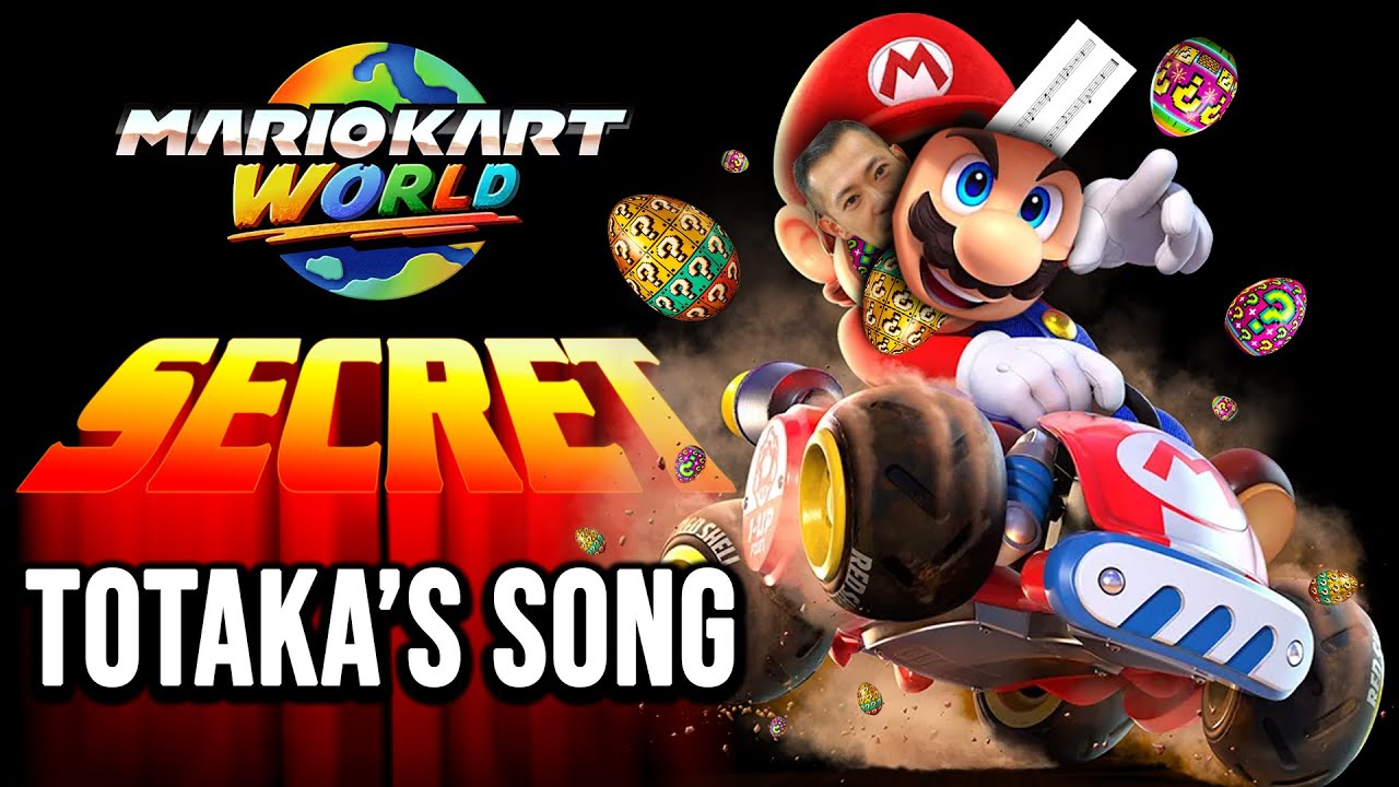 🏁 Mario Kart World: скрытая песня Тотаки (пасхальное яйцо!)