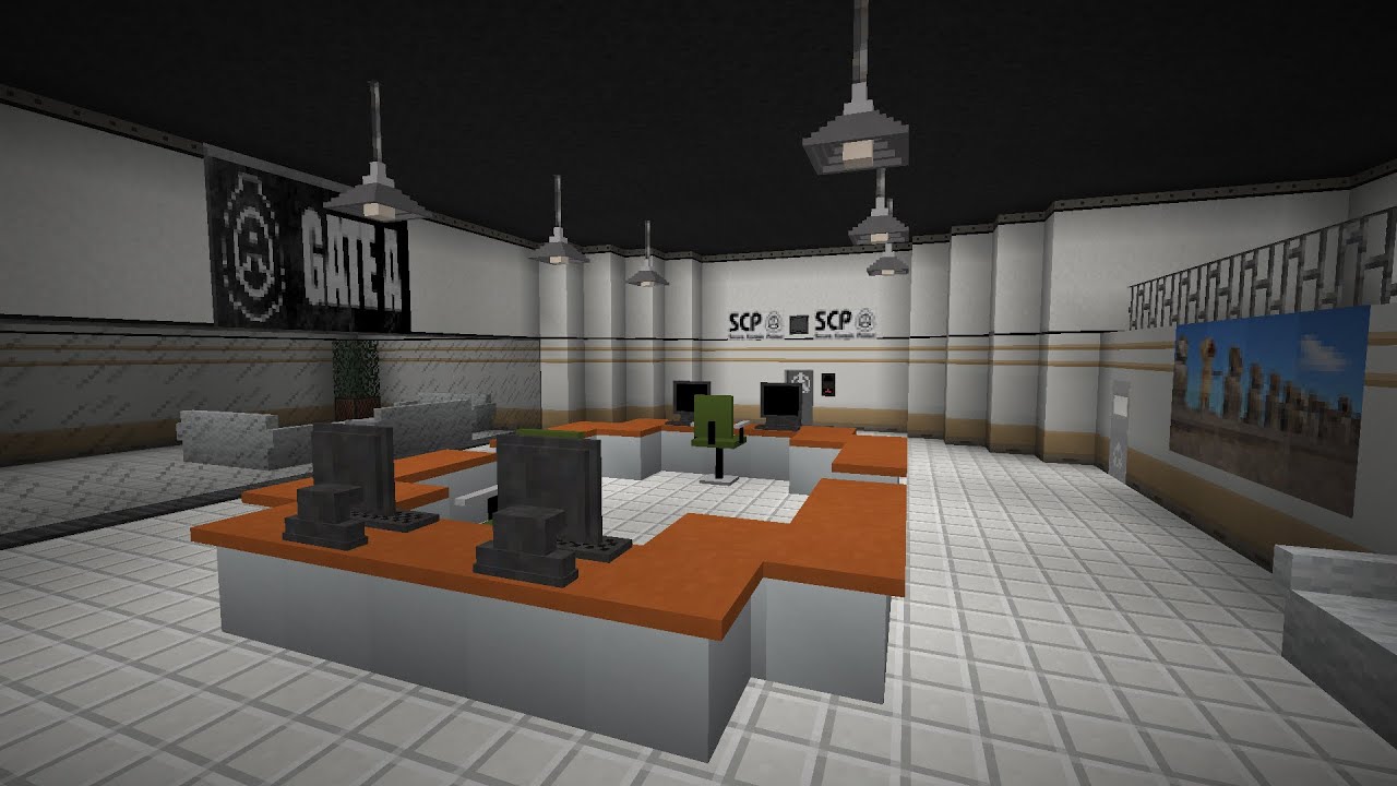 Minecraft SCP Site-19 Showcase 3! (Entrance Zone)
