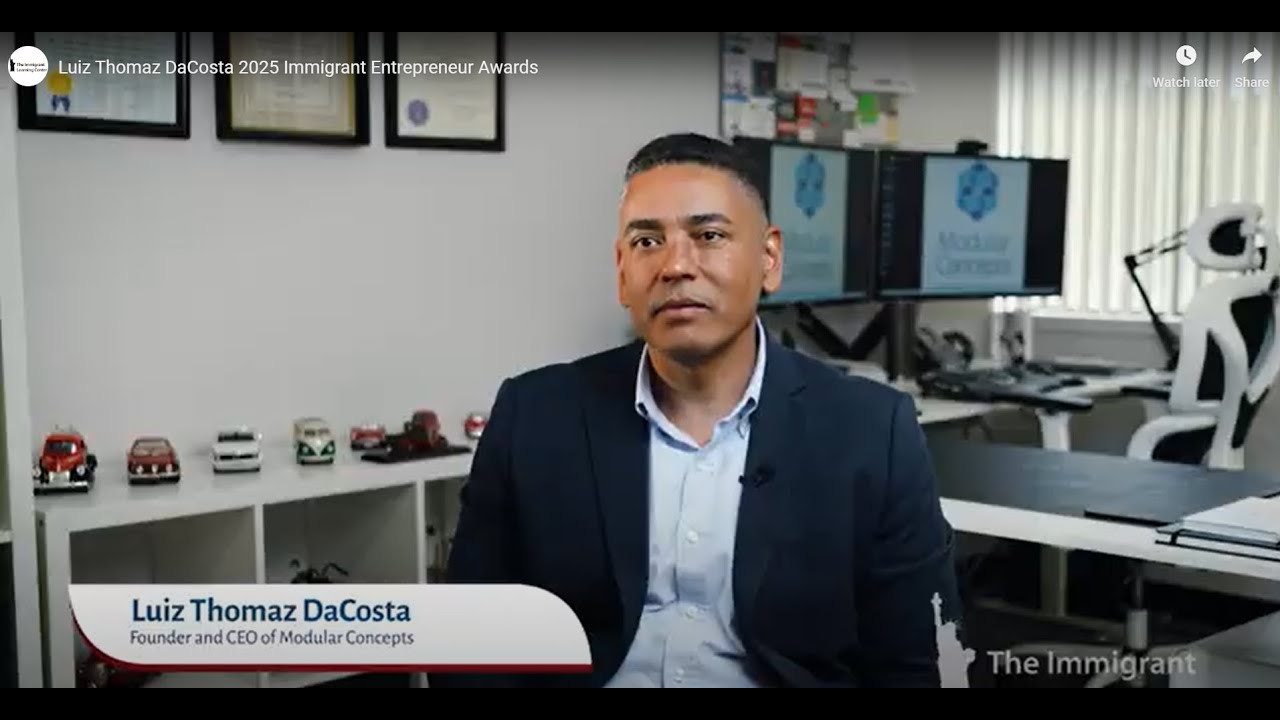Luiz Thomaz DaCosta: 2025 Immigrant Entrepreneur Awards Honoree