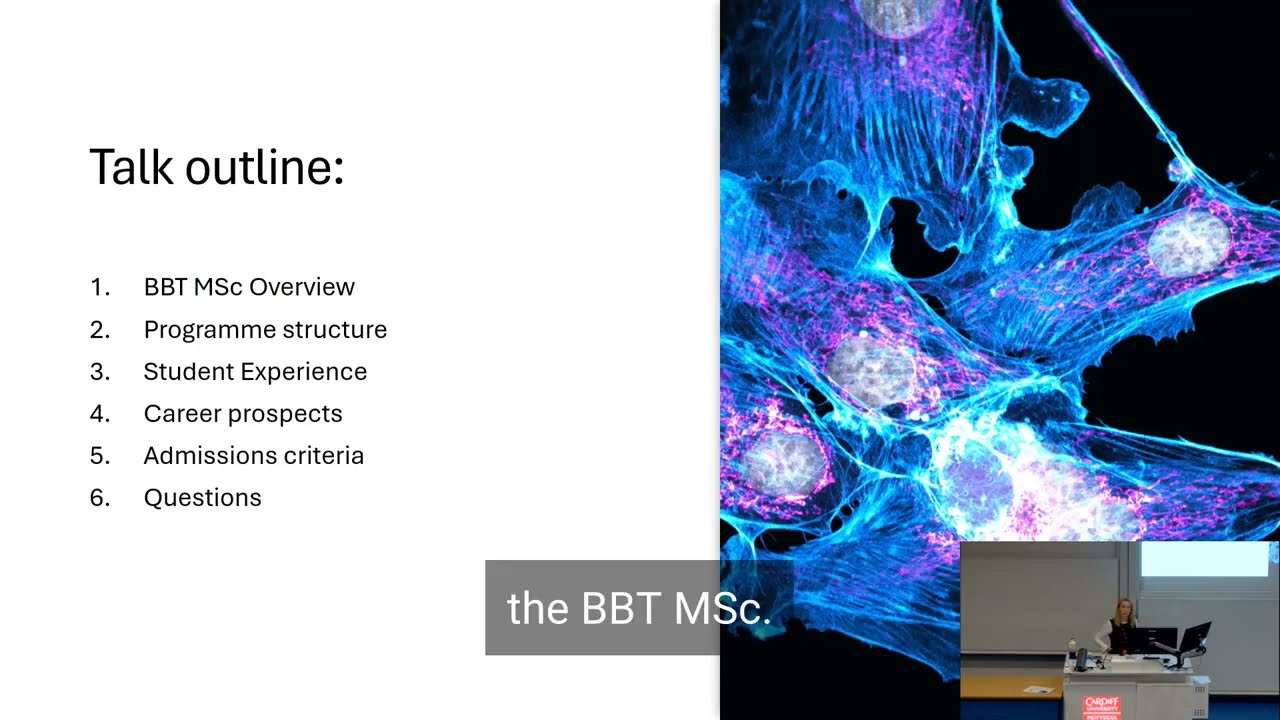 Biomedical and Biomolecular Technology (MSc) with Dr Catrin Williams | Cardiff University