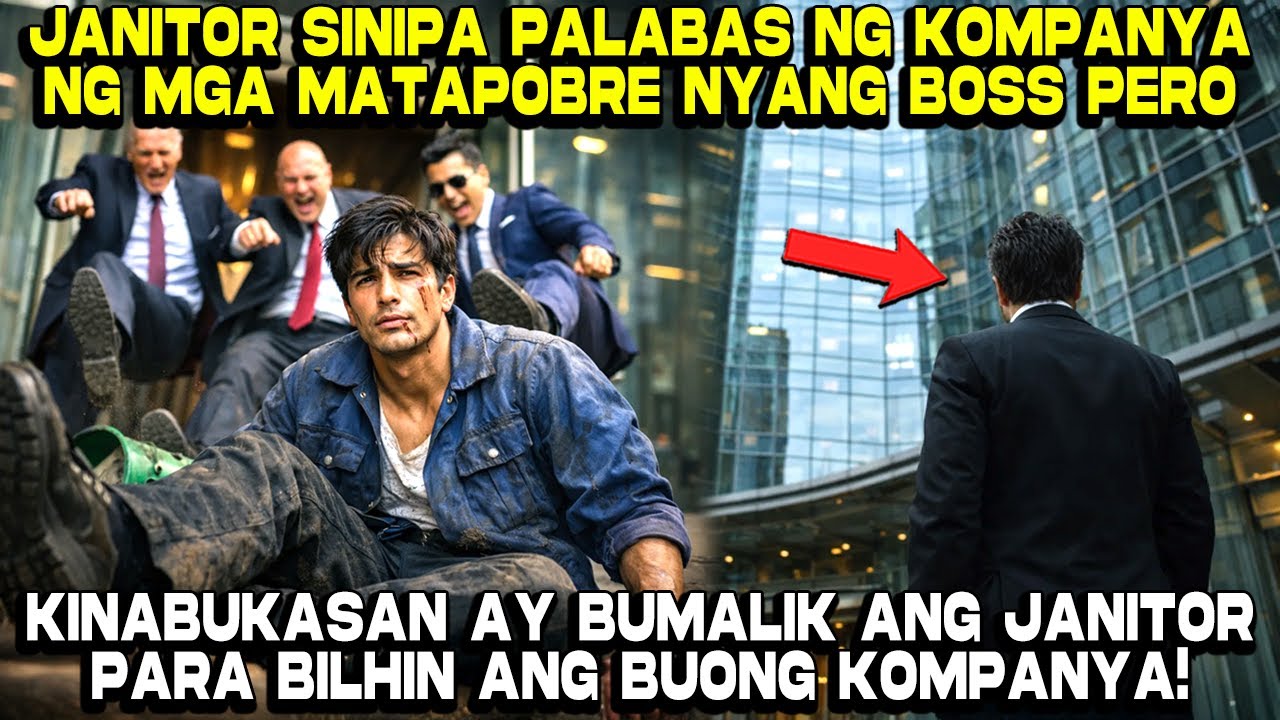 Janitor Sinipa Palabas ng Kompanya ng mga Matapobre nyang Boss Pero...