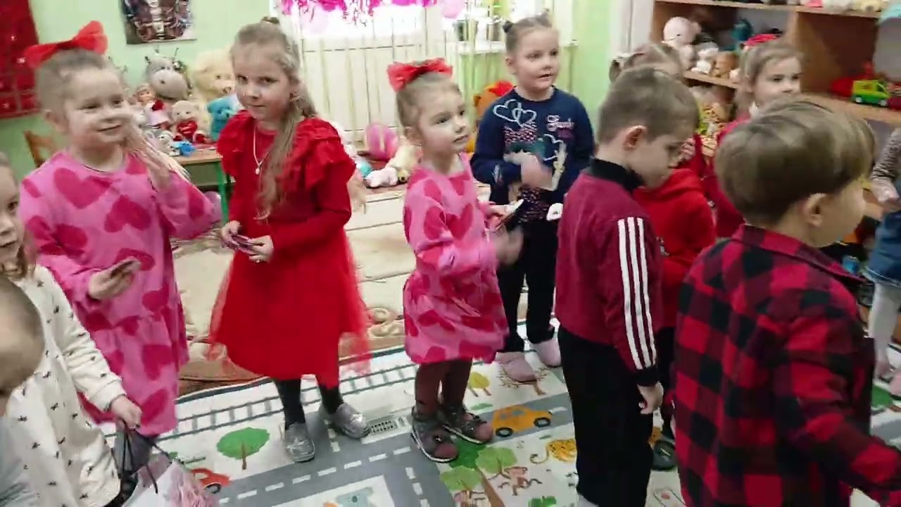 Дкень  Святого Валентина у сер.гр.