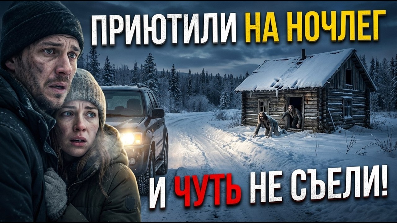 НОЧЛЕГ НА ОТШИБЕ. СВЕРНУТЬ НЕ ТУДА Ужасы Мистика Тайга Деревня Маньяк Ведьмы Страшные Истории ночь