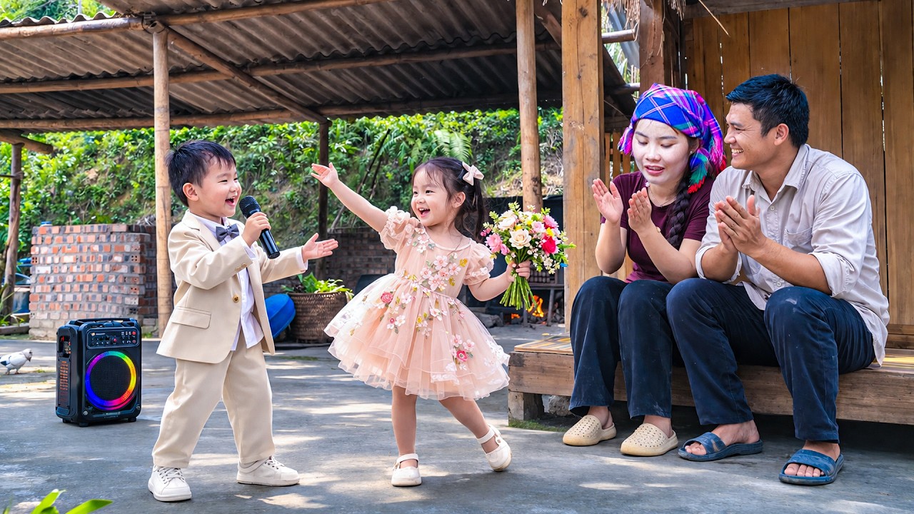 How to make banh chung, catch fish to sell at the market, help newborn babies find their parents