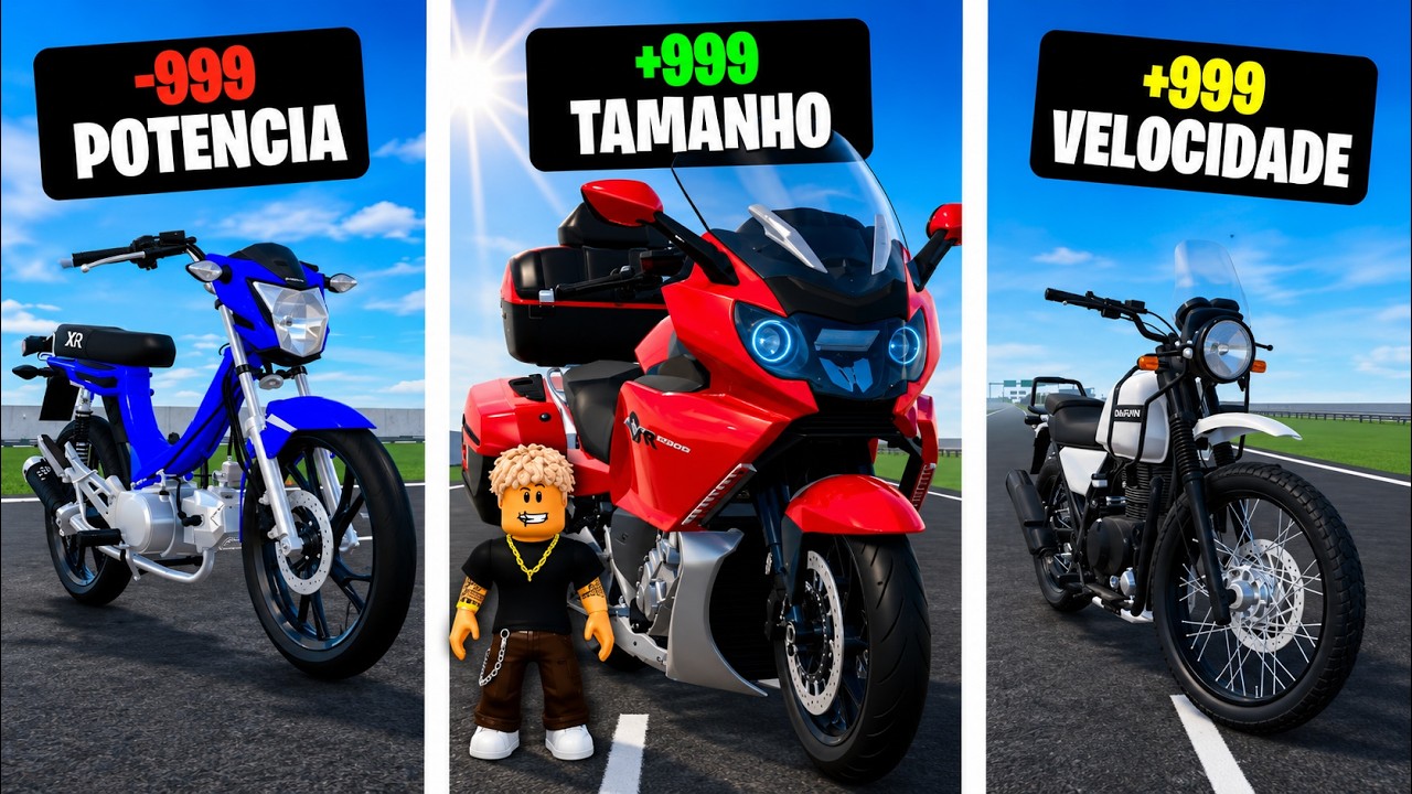 Cada vez que eu cair minha moto evolui no ROBLOX!
