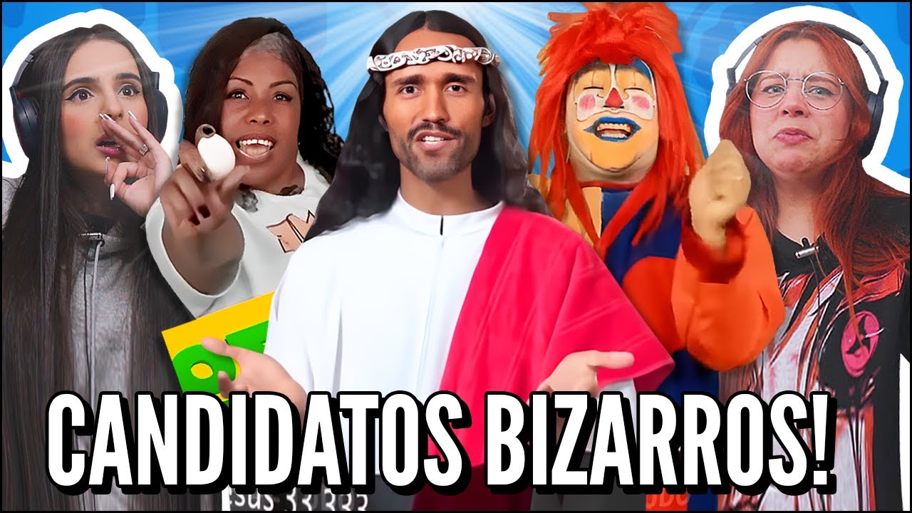 JOVENS REAGEM A OS MAIS ENGRAÇADOS E BIZARROS CANDIDATOS DO BRASIL - FALA DE TUDO