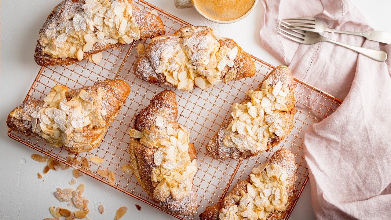 Easiest Almond Croissants EVER!
