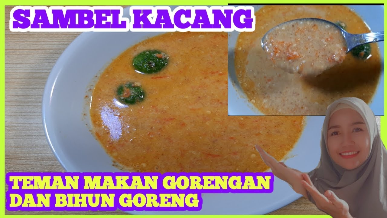 RESEP SAMBAL KACANG YANG SUPER ENAK DAN PEDAS | SAMBAL KACANG UNTUK GORENGAN DAN BIHUN GORENG