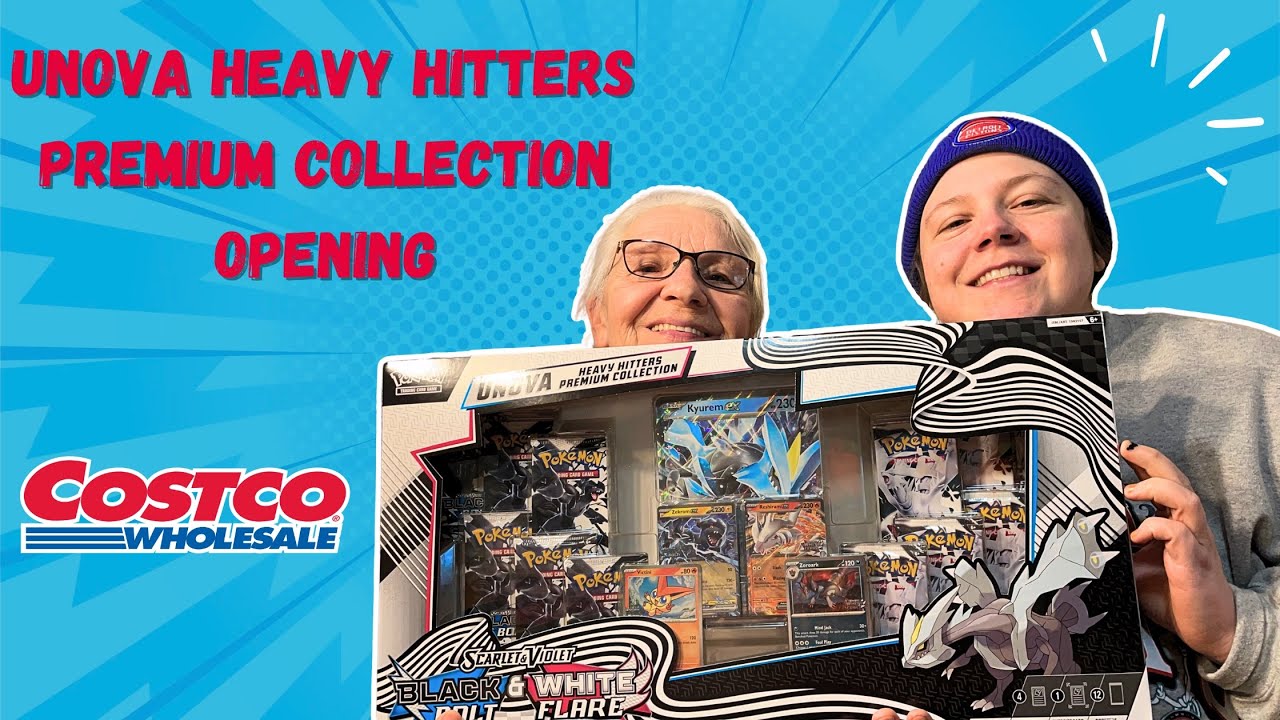 COSTCO EXCLUSIVE Black Bolt and White Flare Unova Heavy Hitters Premium Collection Box Opening 🔥🔥🔥🔥