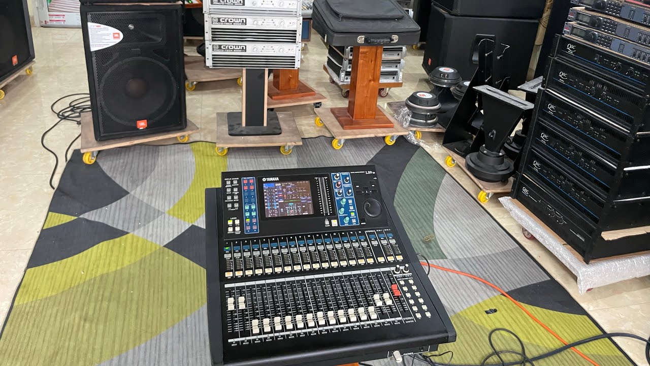 Mixer yamaha ls 9 thể hiện trước khi về chủ mới zl 0975600005