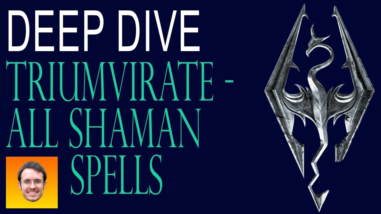 EVERY SHAMAN SPELL in the TRIUMVIRATE Skyrim Spell Mod!