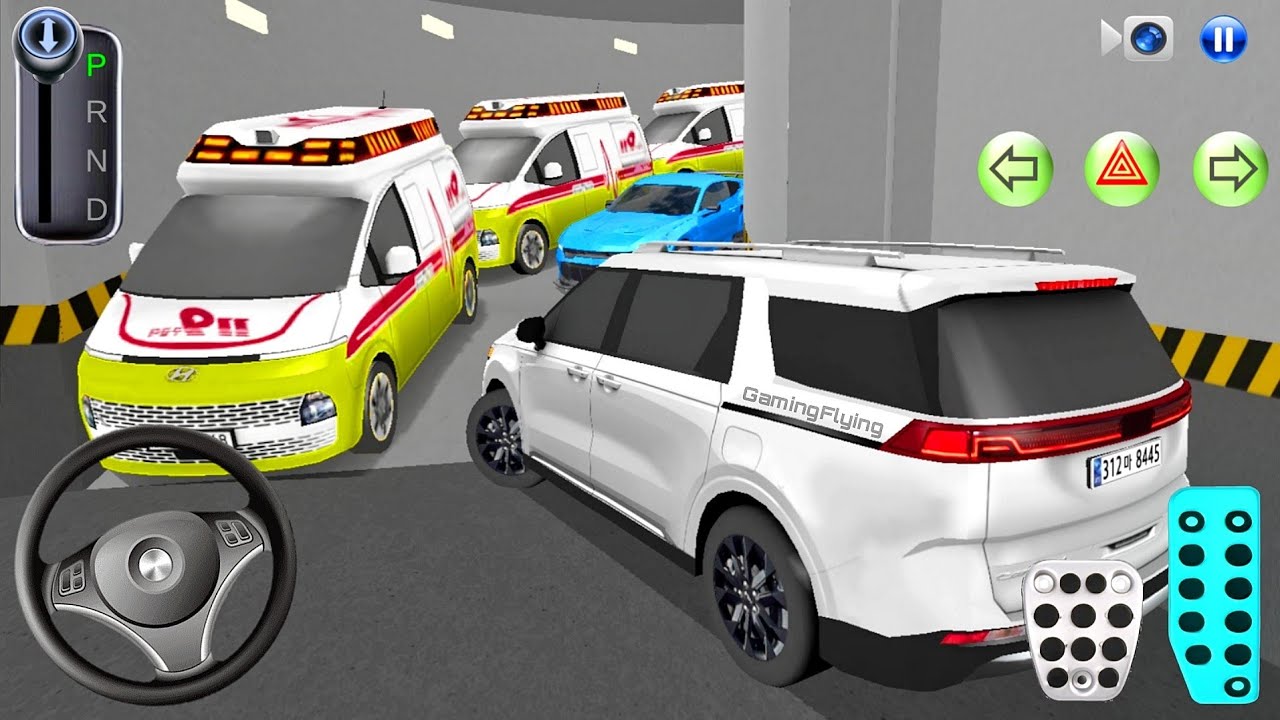 New Carnival car Stuck in Parking Garage - 3D Driving Class - 3D Driving Class Game - Car Game