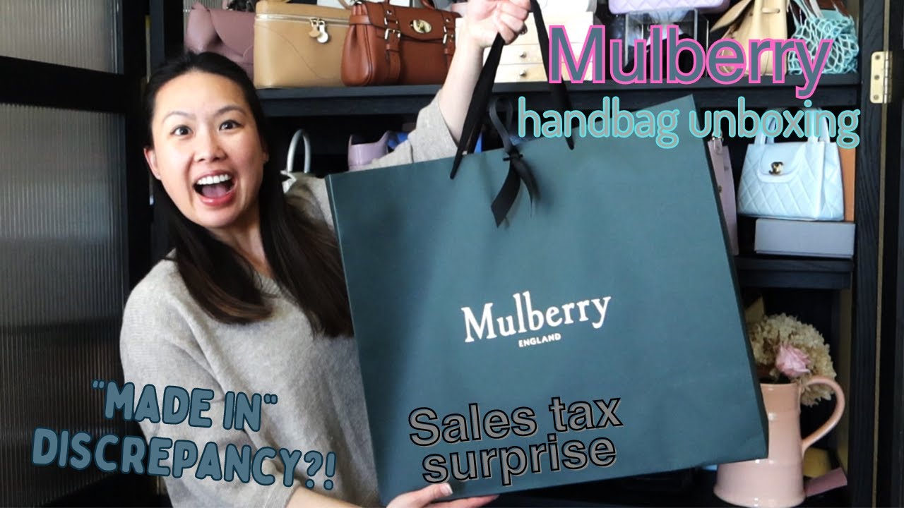 Распаковка сумок Mulberry | скидки до 40% | налог с продаж??