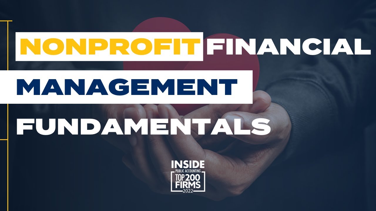 2023 Nonprofit Financial Management Fundamentals