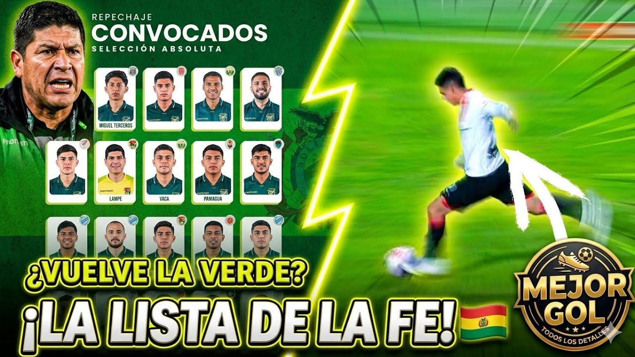 ¿ Estamos para el mundial ? 🇧🇴 La lista de Óscar Villegas para el Repechaje. 