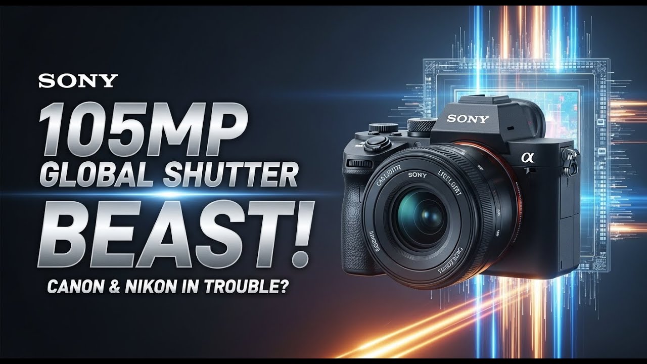 105-мегапиксельный монстр Sony с глобальным затвором уже здесь! 😱 Canon и Nikon, будьте бдительны!