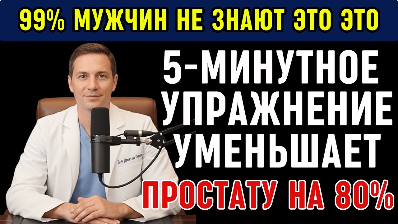 МУЖЧИНЫ ПОСЛЕ 50: Эти Упражнения УМЕНЬШАЮТ ПРОСТАТУ на 80% НЕМЕДЛЕННО