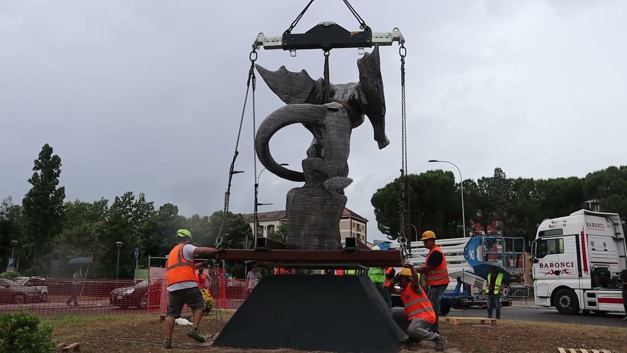 Terni, 13 giugno 2024: completata l'installazione del Thyrus