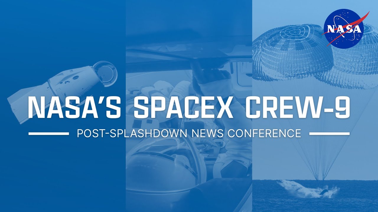Konferencja prasowa NASA po wodowaniu statku SpaceX Crew-9