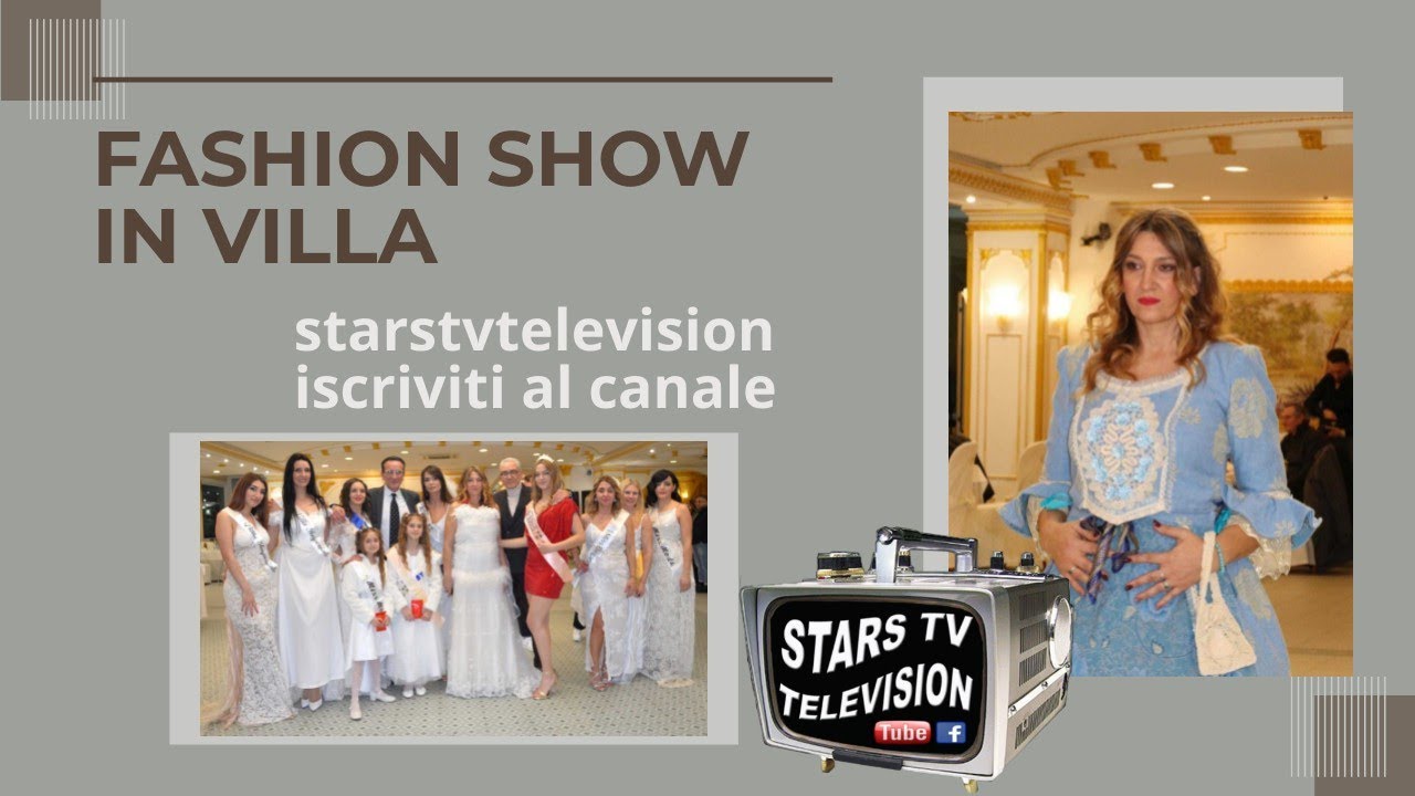 fashion show in villa - villa imperiale Fasano