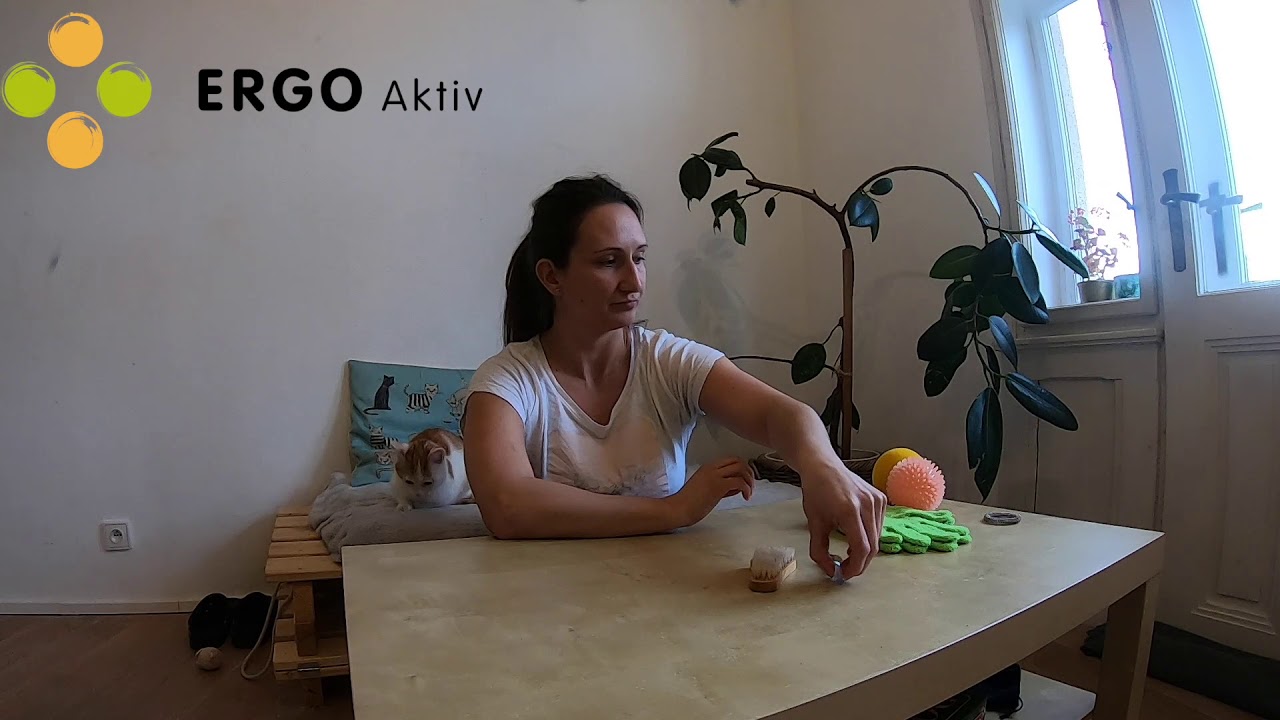 Stimulace horních končetin s ergoterapeutkou Gábinou