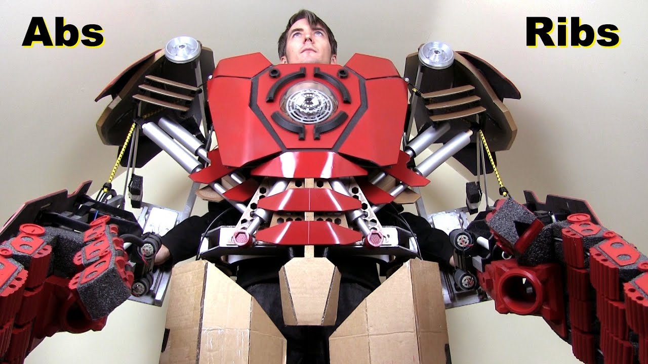 Iron Man Hulkbuster Cosplay #18 | Abs & Ribs | James Bruton