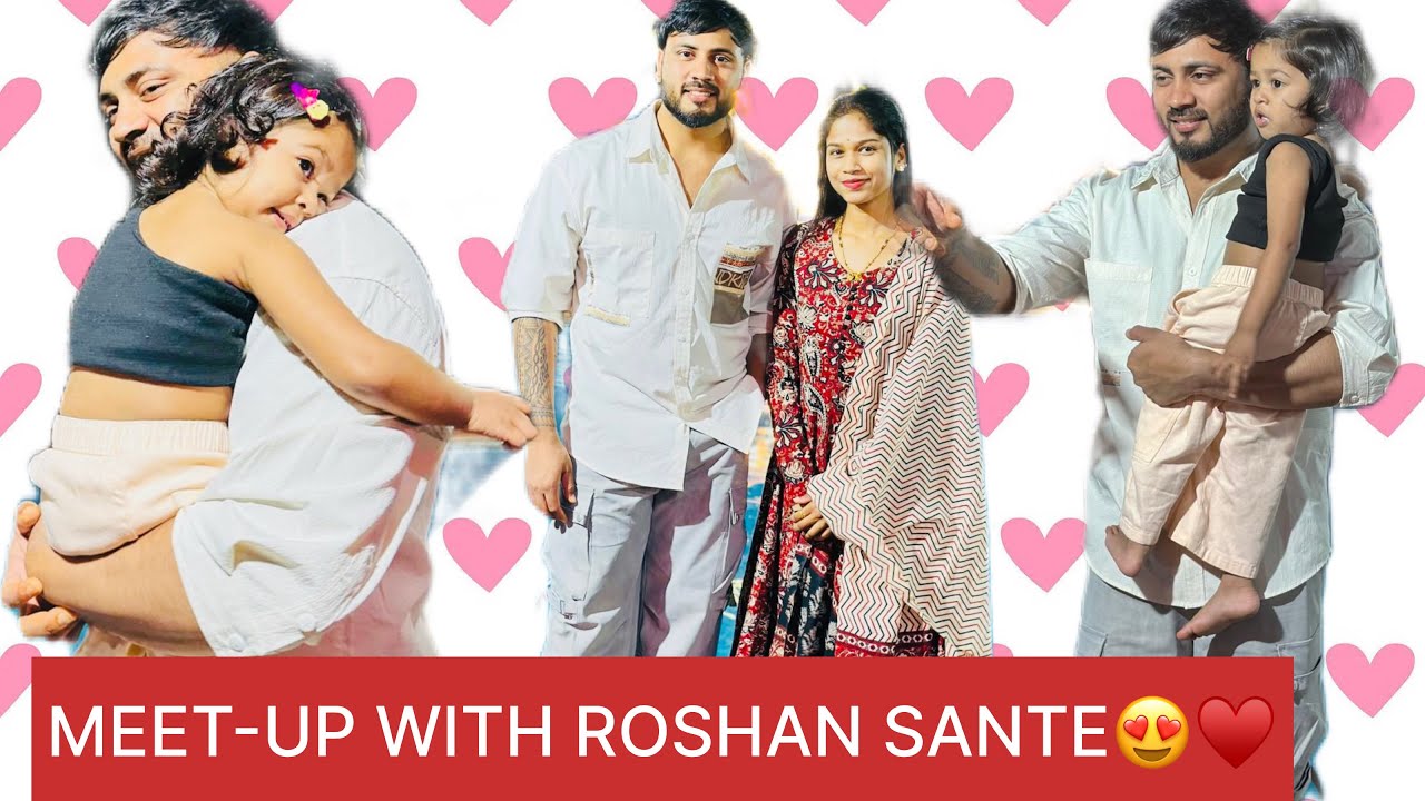 YOUTUBER रोशन संते सोबत भेट😍 KAJAL PATIL VLOGS♥️