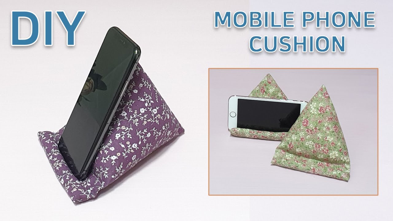 DIY Mobile phone cushion/ phone holder/Mobile phone stand/휴대폰거치대 만들기/폰쿠션 [JSDAILY]