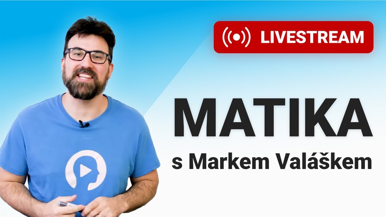 LIVESTREAM 🔴 Řezy těles - Matika pro SŠ s Markem Valáškem ― 14. díl (středa 20. 1. - 