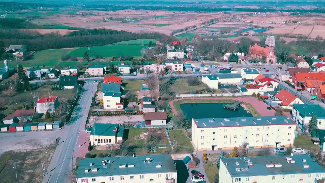 Unisław z drona - wiosna 2020