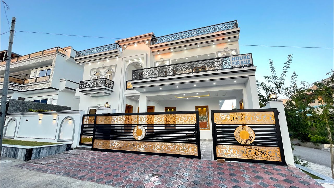 1 Kanal Corner Beautiful Luxury House For Sale in Soan Garden Islamabad