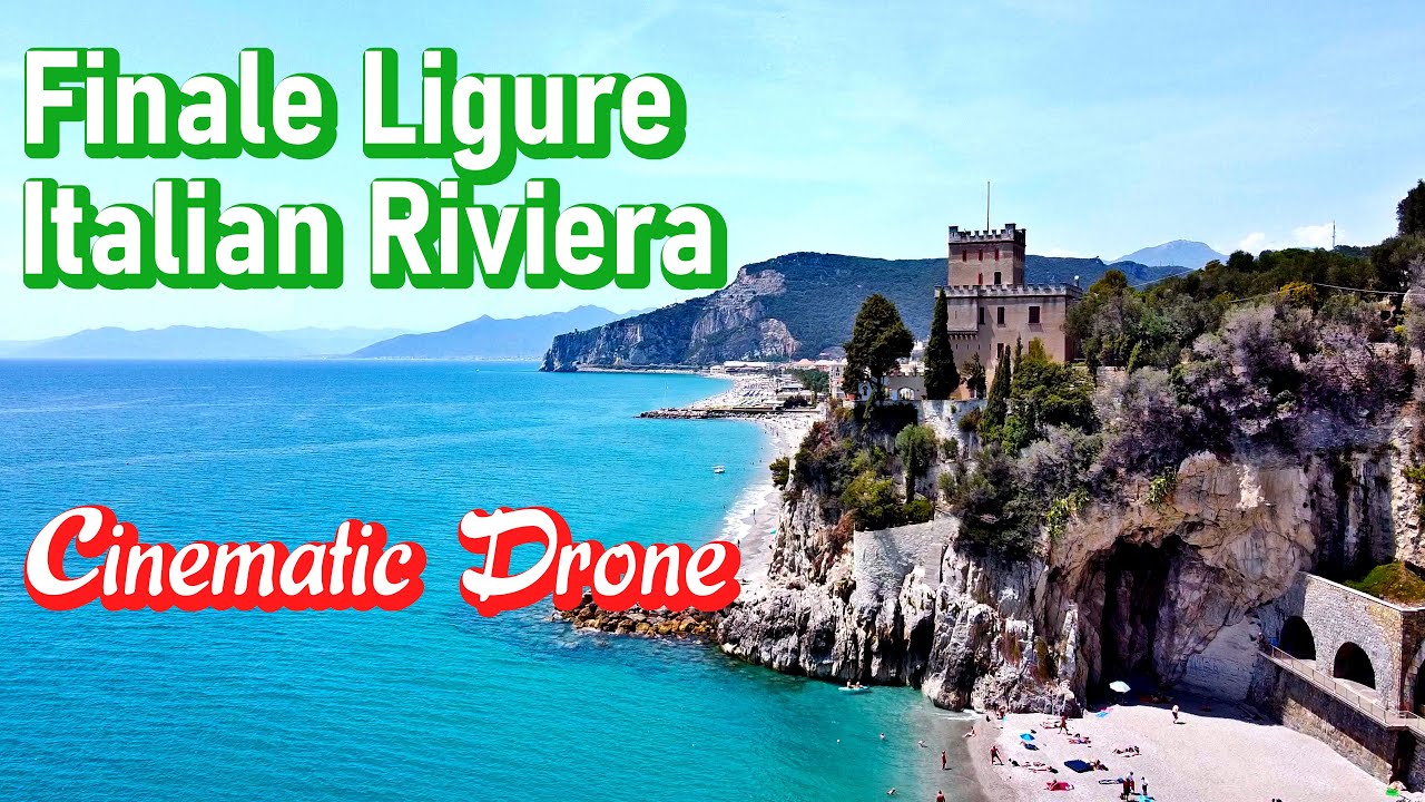 Finale Ligure 🇮🇹 , Italian Riviera, Savona, Ligurian Sea Drone Cinematic