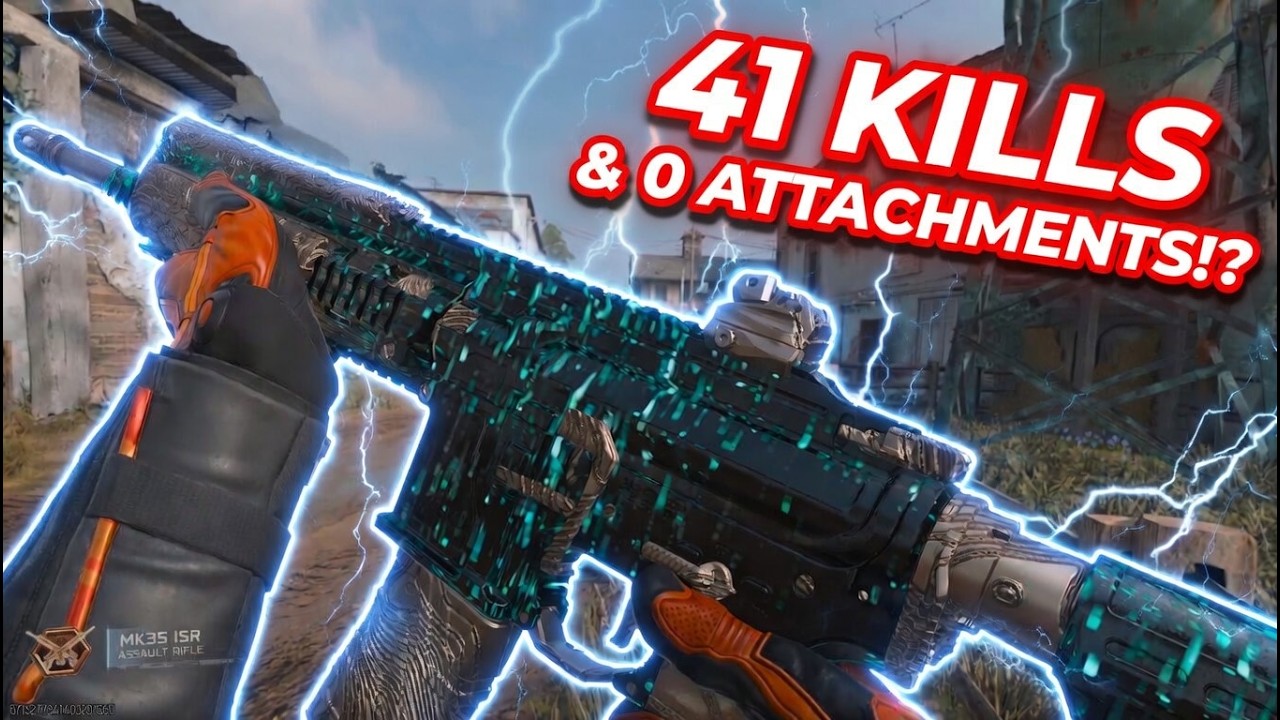 How to Level the MK35 ISR FAST 🔥 41 KILLS (No Attachments Stock Gun Guide)