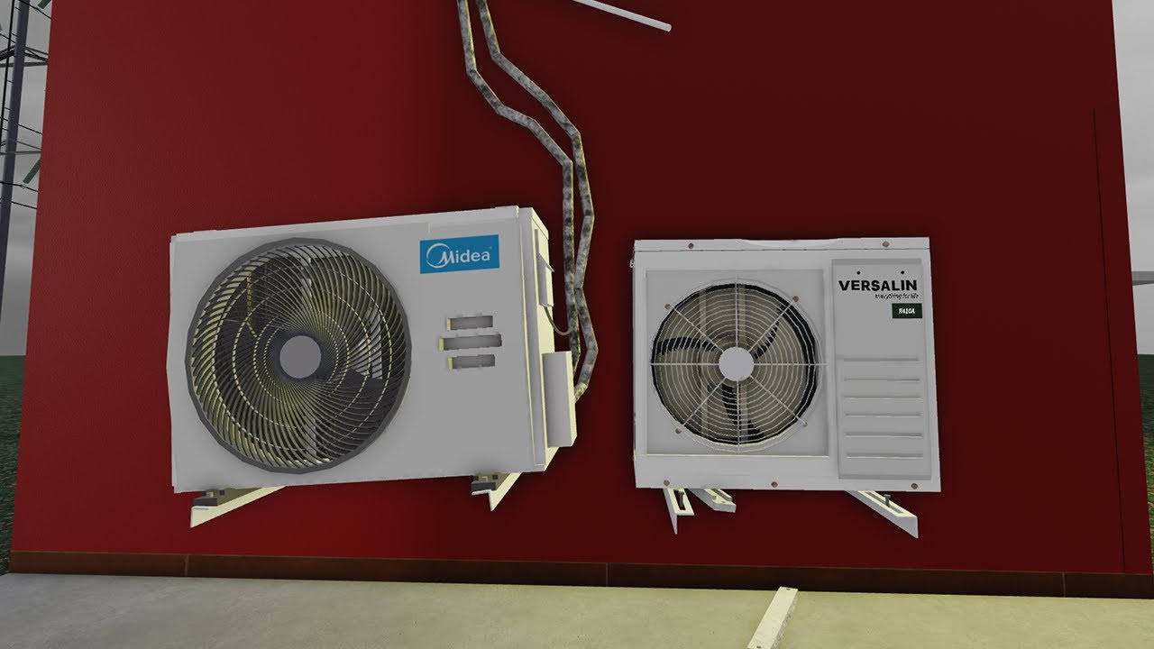 Funny Air Conditioner Running in Abandoned House | Roblox