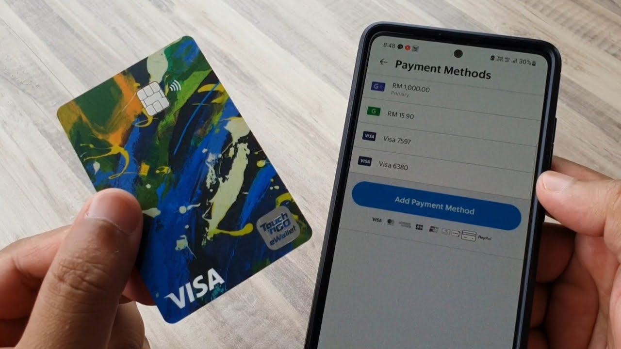 Cara Masukkan Kad Debit VISA Ke dalam Aplikasi GRAB