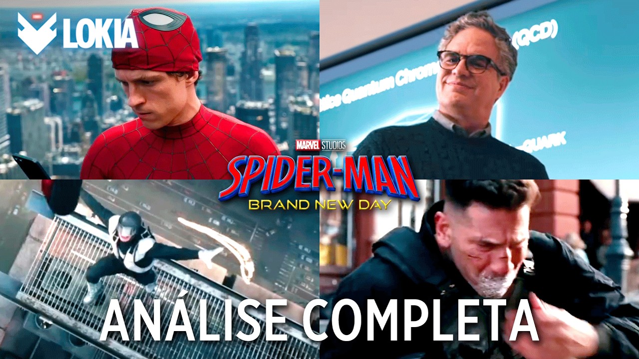 HOMEM-ARANHA:: UM NOVO DIA TRAILER OFICIAL DESMONTADO: FRAME a FRAME