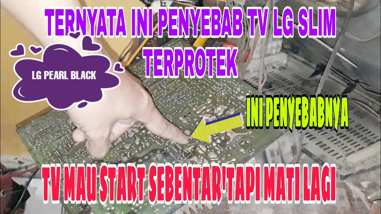Tv LG slim protek#hidup lalu mati lagi